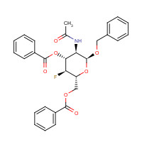 290819-68-0 Benzyl 2-Acetamido-3,6-di-O-benzoyl-2,4-dideoxy-4-fluoro-a-D-glucopyranose chemical structure