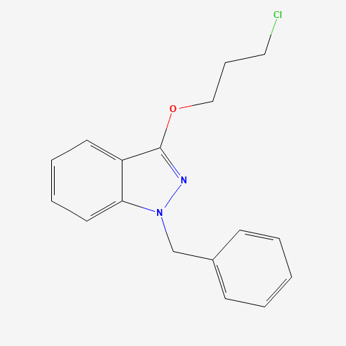 13109-79-0 1-Benzyl-3-(3-chloropropoxy)indazole chemical structure