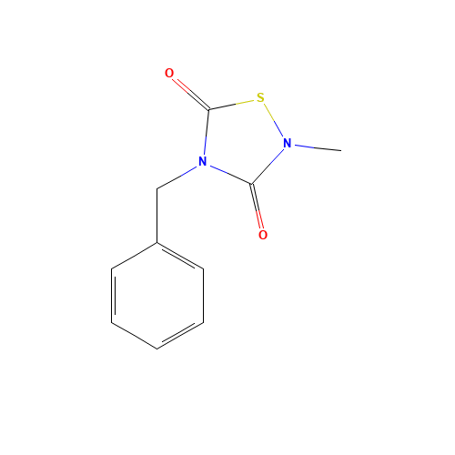 327036-89-5 4-Benzyl-2-methyl-1,2,4-thiadiazolidine-3,5-dione chemical structure