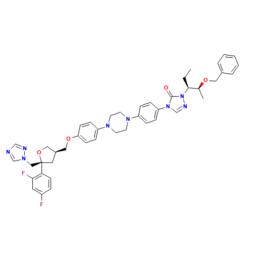 170985-86-1 O-Benzyl Posaconazole chemical structure