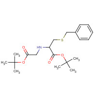 1331889-60-1 3-Benzylsulfanyl-2-(tert-butoxycarbonylmethyl-amino)-propionic Acid tert-Butyl Ester chemical structure