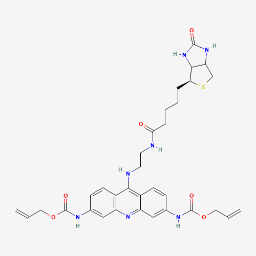 1219125-65-1 2,7-Bis(alloxycarbonylamino)-9-(biotinylaminoethylamino)acridine chemical structure