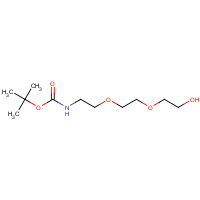 139115-92-7 2-[2-(2-t-Boc-aminoethoxy]ethoxy]ethanol chemical structure