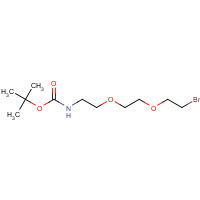 165963-71-3 2-[2-(2-t-Boc-aminoethoxy]ethoxy]ethyl Bromide chemical structure