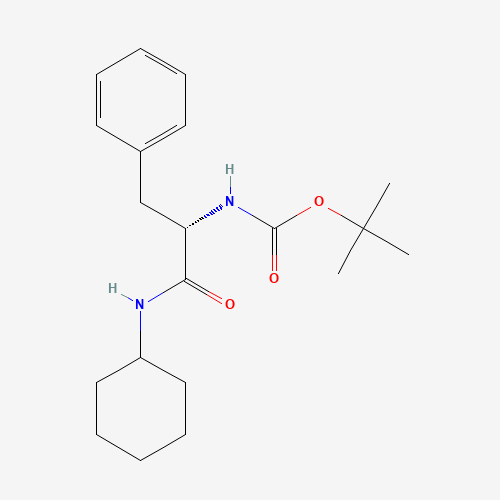 169566-77-2 N-t-Boc-phenylalanine Cyclohexylamide chemical structure