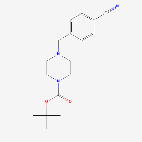 849237-14-5 4-(4-t-Boc-piperaz-1-yl-methyl)benzonitrile chemical structure