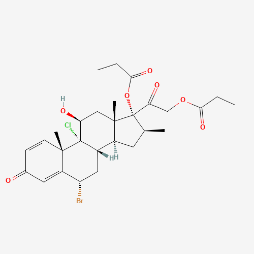 887130-69-0 6a-Bromo Beclomethasone Dipropionate chemical structure