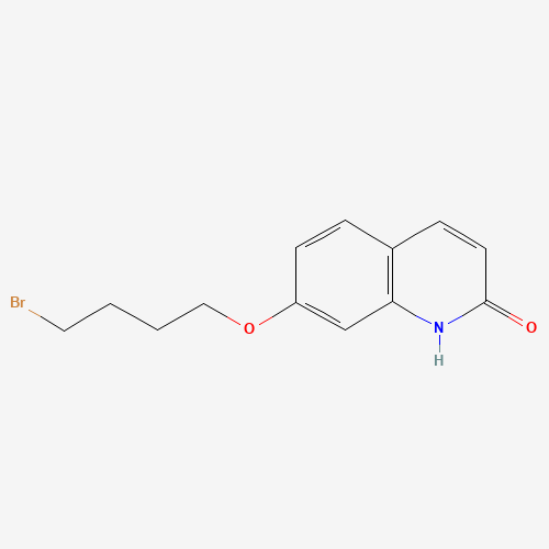 203395-59-9 7-(4-Bromobutoxy)-quinoline-2(1H)-one chemical structure
