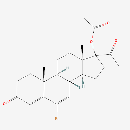 15251-04-4 6-Bromo-6-dehydro-17a-acetoxy Progesterone chemical structure