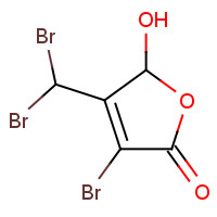 132059-53-1 3-Bromo-4-(dibromomethyl)-5-hydroxy-2(5H)-furanone chemical structure