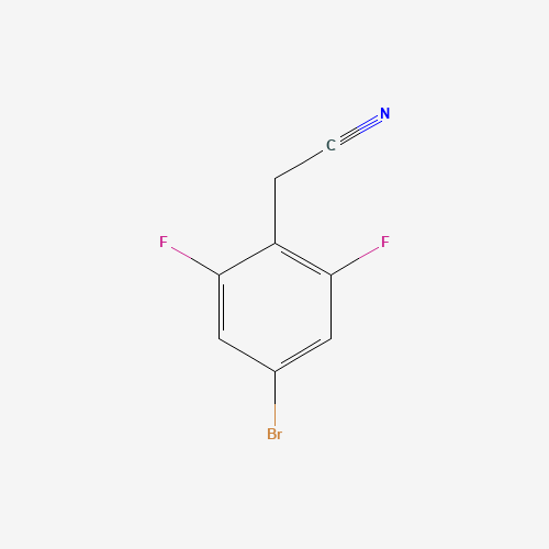 537033-52-6 4-Bromo-2,6-difluorophenylacetonitrile chemical structure