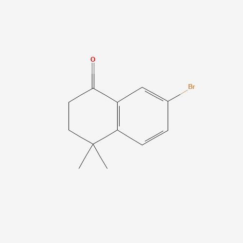 166978-46-7 7-Bromo-4,4-dimethyl-1-tetralone chemical structure