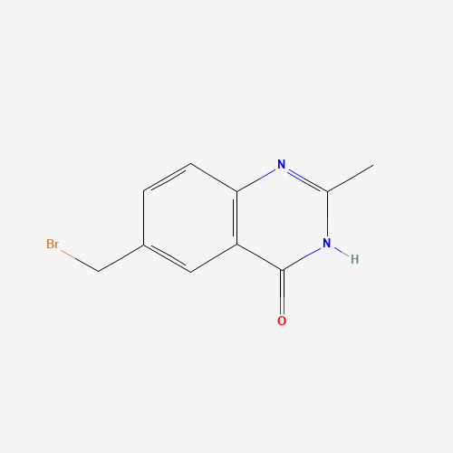 112888-43-4 6-(Bromomethyl)-2-methyl-4(3H)-quinazolinone chemical structure