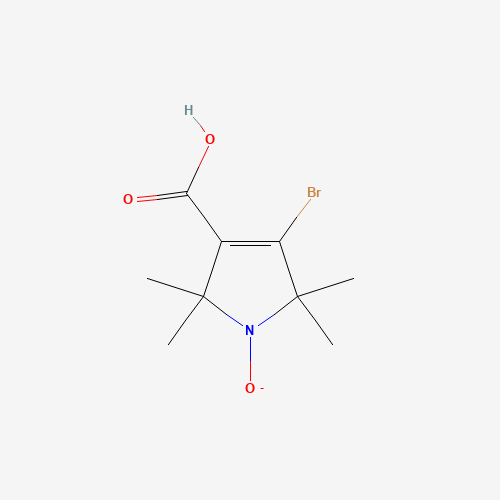 78033-69-9 4-Bromo-1-oxyl-2,2,5,5-tetramethyl-δ3-pyrroline-3-carboxylic Acid chemical structure