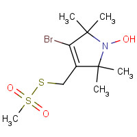 215956-55-1 4-BROMO-(1-OXYL-2,2,5,5-TETRAMETHYL-3-PYRROLINE-3-METHYL) METHANETHIOSULFONATE chemical structure