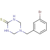 529489-25-6 5-[(3-Bromophenyl)methyl]tetrahydro-1,3,5-triazine-2(1H)-thione chemical structure