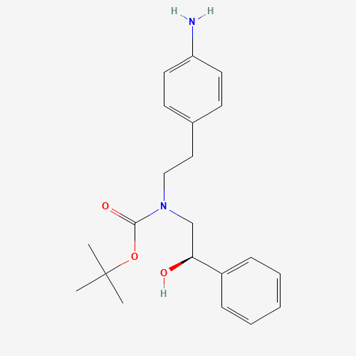 223673-36-7 (N-tert-Butoxycarbonyl-N-[(1'R)-hydroxy-1-phenyl)ethyl])-4-aminophenylethylamine chemical structure