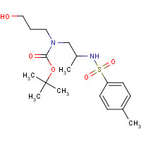 194032-19-4 (S)-3-{N-(tert-Butoxycarbonyl)-N-[2-(N-p-toluenesulfonyl)aminopropyl]amino-1-propanol chemical structure