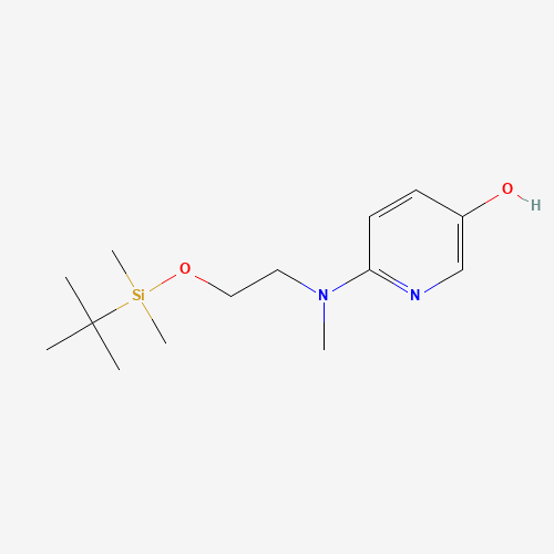 326496-02-0 6-[[2-(tert-Butyldimethylsilyloxy)ethyl]methylamino]pyridin-3-ol chemical structure