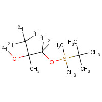 1189732-27-1 1-[(tert-Butyldimethylsilyl)oxy]-2-methyl-2-propanol-d6 chemical structure