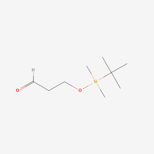 89922-82-7 3-[(tert-Butyldimethylsilyl)oxy]-1-propanal chemical structure
