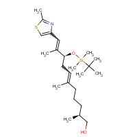 210690-99-6 (+)-(2S,6Z,9S,10E)-9-{[tert-Butyl(dimethyl)silyl]oxy}-2,6,10-trimethyl-11-(2-methyl-1,3-thiazol-4-yl)-undeca-6,10-dien-1-ol chemical structure