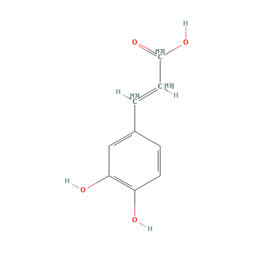 1185245-82-2 Caffeic Acid-13C3 chemical structure