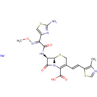 104146-53-4 Cefditoren Acid Sodium Salt chemical structure