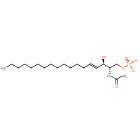 151729-55-4 C2 Ceramide-1-phosphate chemical structure