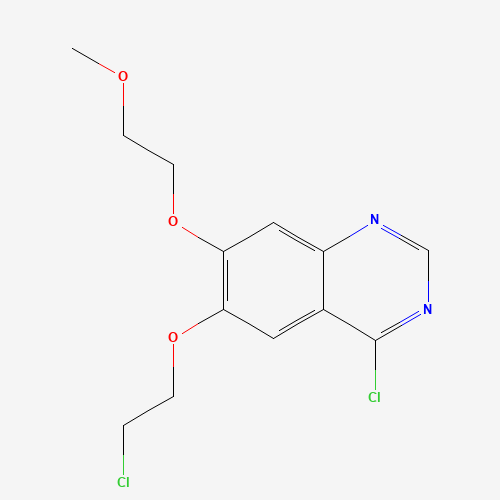 183322-19-2 4-Chloro-6-(2-chloroethoxy)-7-(2-methoxyethoxy)quinazoline chemical structure