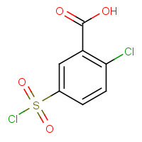137-64-4 2-Chloro-5-chlorosulfonylbenzoic Acid chemical structure