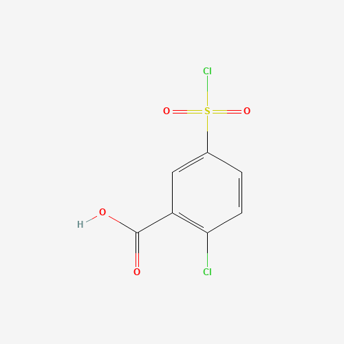 137-64-4 2-Chloro-5-chlorosulfonylbenzoic Acid chemical structure