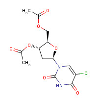 6046-63-5 5-Chloro-3',5'-di-O-acetyl-2'-deoxyuridine chemical structure