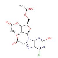 161923-50-8 6-Chloro-2-hydroxy-9-(2',3',5'-tri-O-acetyl-b-D-ribofuranosyl)purine chemical structure