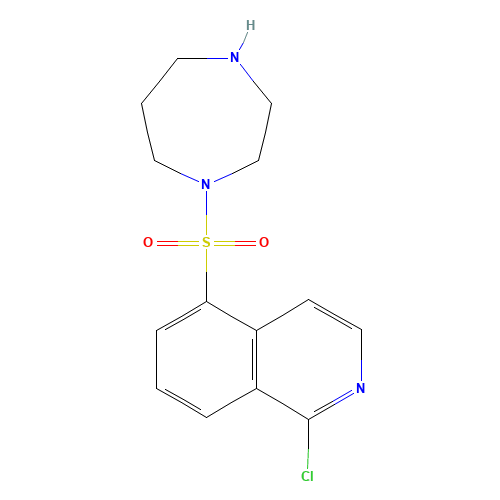 105628-70-4 1-(1-Chloro-5-isoquinolinesulfonyl)homopiperazine chemical structure