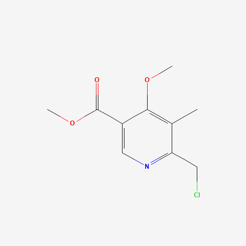 120003-81-8 6-(Chloromethyl)-4-methoxy-5-methyl Nicotinic Acid Methyl Ester chemical structure