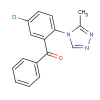 36916-19-5 5-Chloro-2-(3-methyl-4H-1,2,4-triazol-4-yl)benzophenone chemical structure