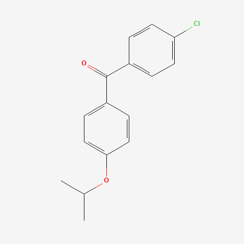 154356-96-4 (4-Chlorophenyl)[4-(1-methylethoxy)phenyl]methanone(Fenofibrate Impurity) chemical structure