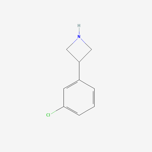 1203798-86-0 3-(3-Chlorophenyl)azetidine chemical structure