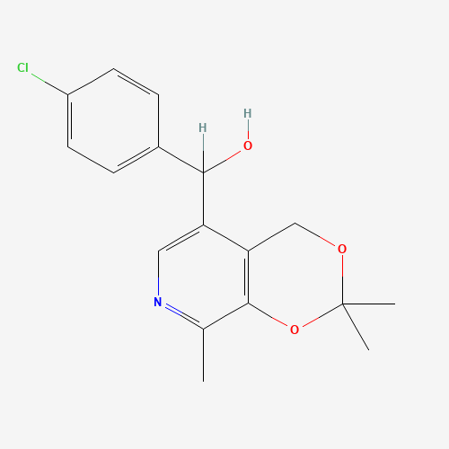 133545-64-9 (+/-)-4-Chlorophenyl-5-[(3,4-isopropylidine)-2-methylpyridine]methanol chemical structure