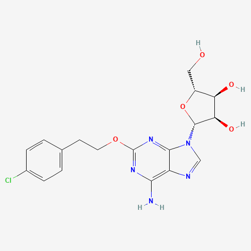 131865-88-8 2-[2-(4-Chlorophenyl)ethoxy]adenosine chemical structure