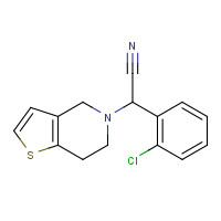 444728-11-4 rac-2-(2-Chlorophenyl)-(6,7-dihydro-4H-thieno[3,2-c]pyridin-5-yl)acetonitrile chemical structure
