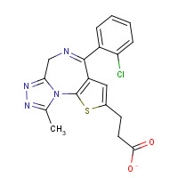 100826-98-0 4-(2-Chlorophenyl)-9-methyl-6H-thieno[3,2-f][1,2,4]triazolo[4,3-a][1,4]diazepine-2-propanoic Acid chemical structure