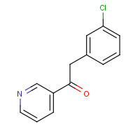 31251-55-5 2-(3-Chlorophenyl)-1-(3-pyridinyl)-1-ethanone chemical structure