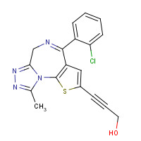 132464-59-6 3-[4-(2-Chlorophenyl)-9-methyl-6H-thieno[3,2-f][1,2,4]triazolo[4,3-a][1,4]diazepin-2-yl]-2-propyn-1-ol chemical structure