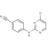 244768-32-9 4-[(4-Chloro-2-pyrimidinyl)amino]-benzonitrile chemical structure
