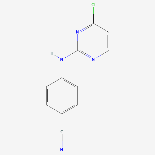 244768-32-9 4-[(4-Chloro-2-pyrimidinyl)amino]-benzonitrile chemical structure