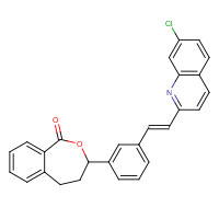 1100617-38-6 (3S)-3-[3-[(1E)-2-(7-Chloro-2-quinolinyl)ethenyl]phenyl]-4,5-dihydro-2-benzoxepin-1(3H)-one chemical structure