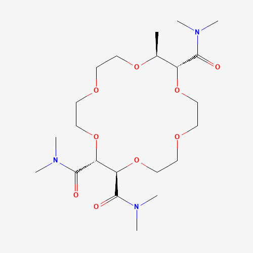 57207-22-4 (+)-(18-Crown-6)-2,3,11,12-tetracarboxamide chemical structure