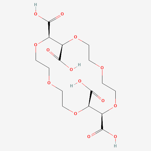 61696-54-6 (+)-(18-Crown-6)-2,3,11,12-tetracarboxylic Acid chemical structure